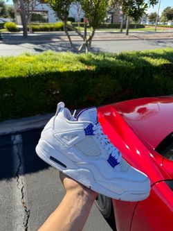 Air Jordan 4’s Metallic Purple