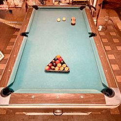 Brunswick Pool Table Vintage Bar