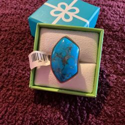 Barse Thailand BR Howlite Turquoise Ring
