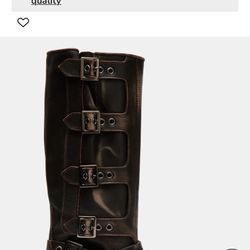 ROCKY BROWN DISTRESSED BOOTS  5 1/2 