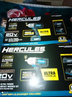 Hercules ultra torque impact wrench kit