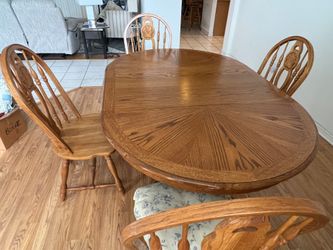 Dining table with 4 chairs