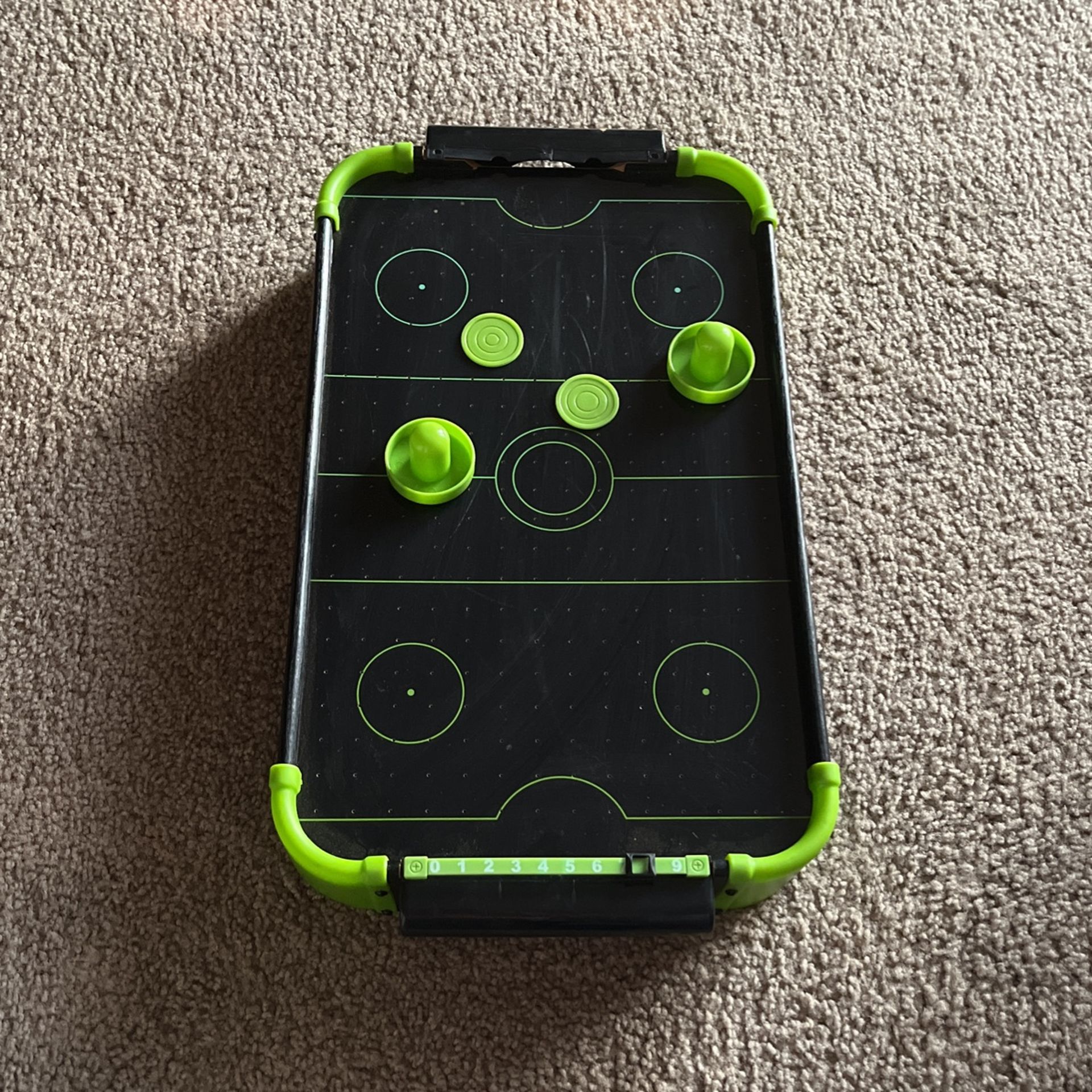 Neon Table Top Air Hockey Table
