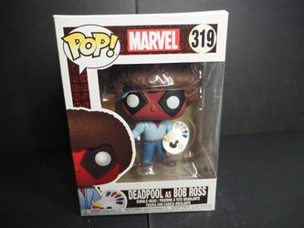 Funko Pop #319 Deadpool as Bob Ross
