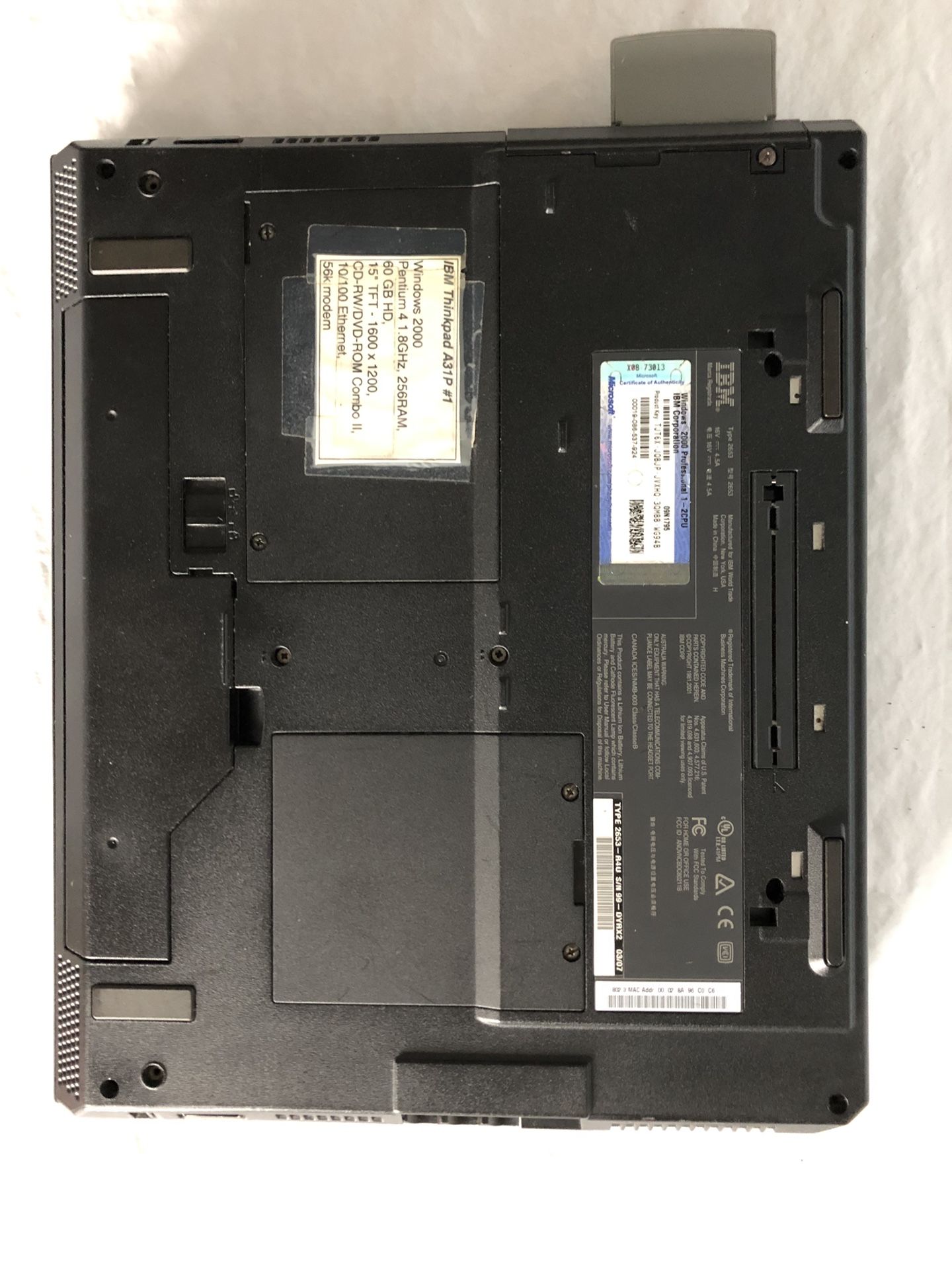 2000 Ibm Thinkpad A31p For Sale In Hacienda Heights Ca Offerup