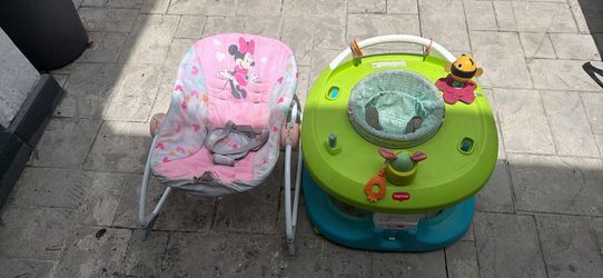 Baby Bouncer and Activity Center Bundle