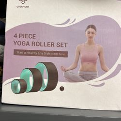 Overmont Yoga Roller 4pc Set