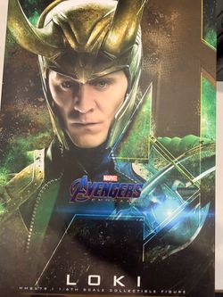 Loki avengers endgame hot toys authentic