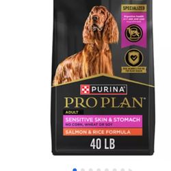 Purina Pro Plan Sensitive Skin & Stomach Large Dog Food 40lbs