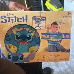 Disney Stitch Drum Set For 3+ 