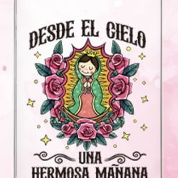 Guadalupe Rub on Transfer Decals Cup Wraps - 20 Sheets