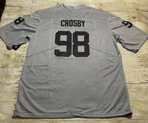 Raiders maxx Crosby jersey 98 grey jersey Brand new