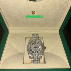 Mossanite luxury Watch