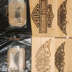 Harley Davidson Cutting Board & Soap Dish