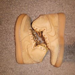 Beige Nike Air force 1s