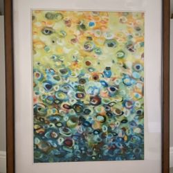 Modern  Picture Frames With Abstract Drawing Size 35 1/2  x  50 1/2