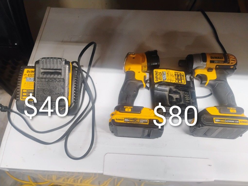 DeWalt impact Driver Set