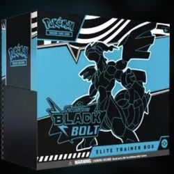 Pokémon Black Bolt Elite Trainer Box (ETB) – Brand New Sealed