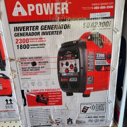 2300 watts  I power generator 