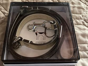 Coach Mini Logo Dog Leash