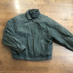 Mens Green Winter Jacket Size Large