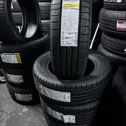 SET OF NEW TIRES 215/60/16 GOODYEAR ASSURANCE ALL SEASON INCLUDING MOUNT AND BALANNCE 
