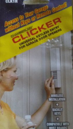 Wireless garage door opener.