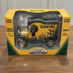 NEW in Box  Gearbox 1912 Ford Crayola Delivery Truck Coin Bank