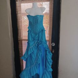 Designer Prom, Or Pageant Beautiful Long Gown