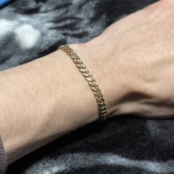 14 Miami Cuban Solid Bracelet