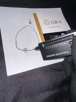 Iced Out Bracelet (Adjustable Length) New