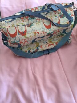 Large coach purse lots of room