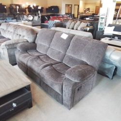 Brown Sofa Loveseat And Chair Recliners!