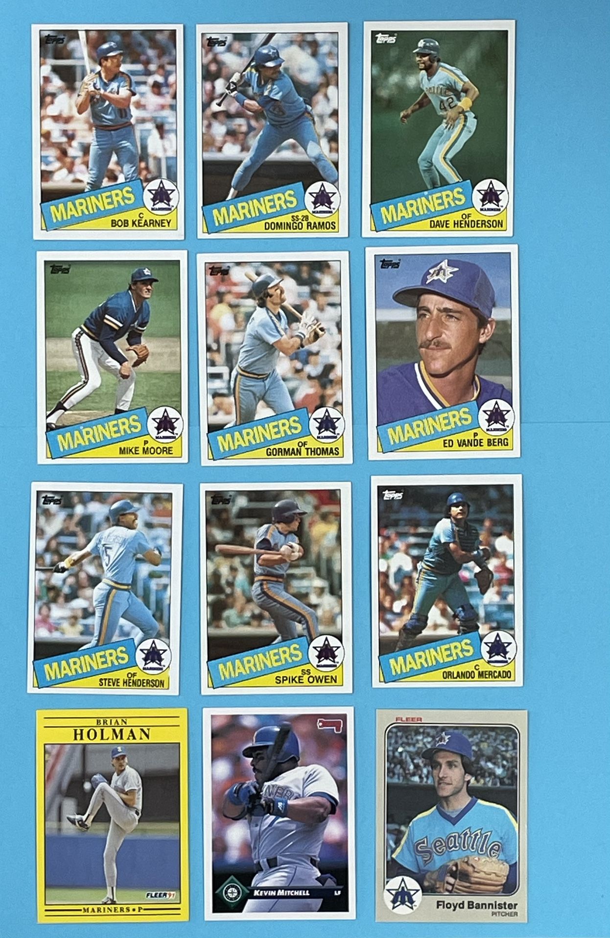 Mariners Baseball Cards