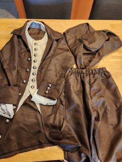 Child's Colonial Costume Set with Coat and Pants