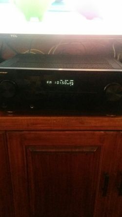 Pioneer Receiver (Vsx-821) with speakers and sub woofer