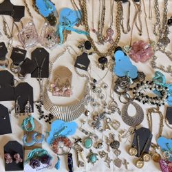 96 piece wearable Sterling and costume jewelry