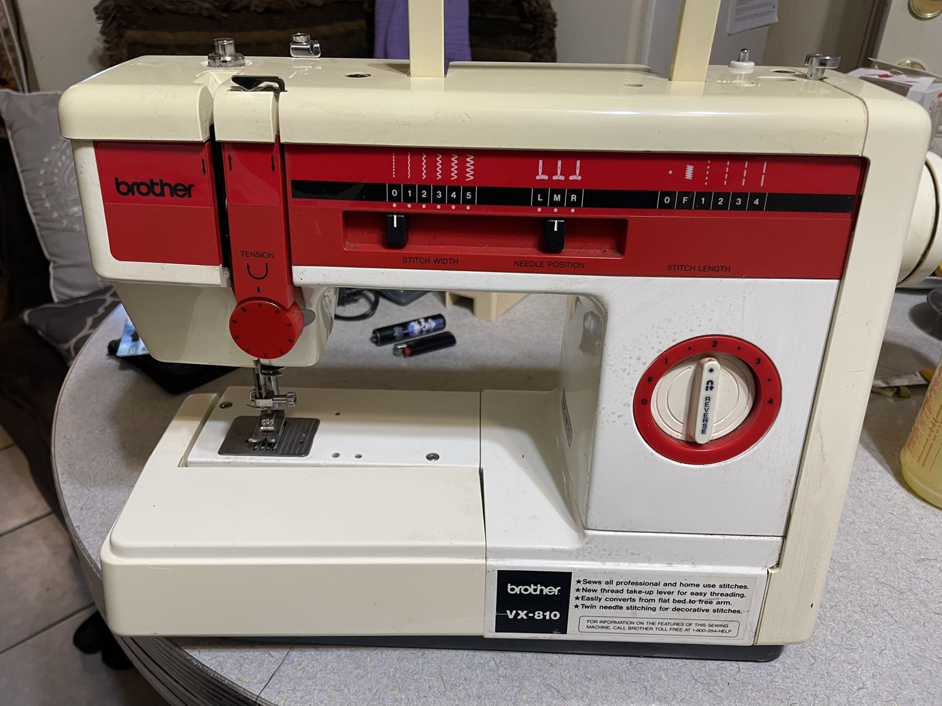 Brother Sewing Machine W/pedal
