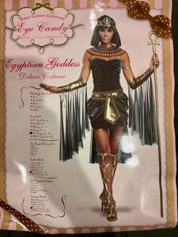 Egyptian Goddess Deluxe Costume XL + Accessories