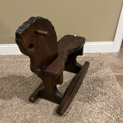 Vintage Amish Rocking Horse 