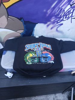 Super bowl xxxll (greenbay packers vs Colorado broncos) (crewneck sweaters)