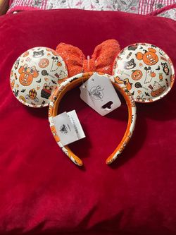 Disney Minnie Mouse Halloween Ears Headband