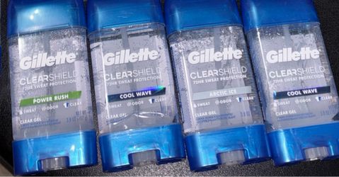 4 Gillette men’s deodorants