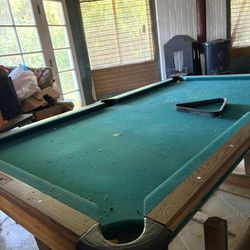 Vintage Pool Table
