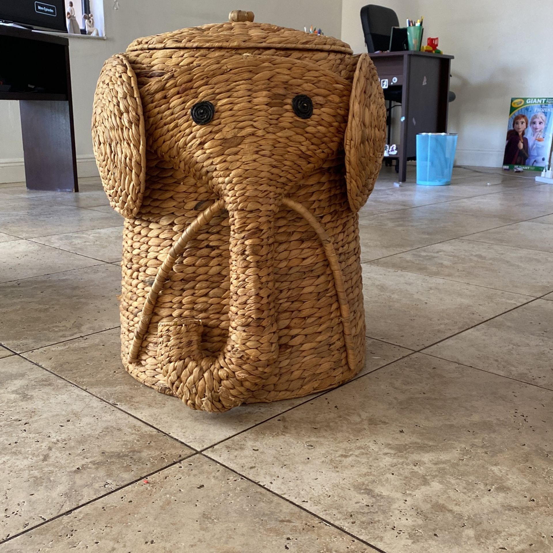 Elephant Laundry Hamper