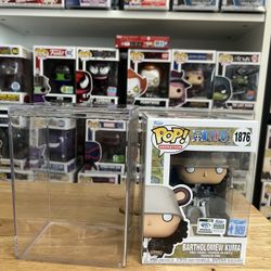 OFFICIAL WONDERCON STICKER Bartholomew Kuma Funko Pop #1876 One Piece Anime TV