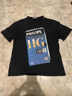 Retro VHS Cassette Graphic Print T-Shirt Top Vintage Women’s Zara Small