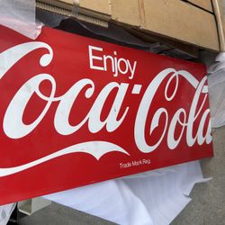 Giant Coca Cola Marquee Sign Header For Vending Machine Or Display Wall Art Home Decor