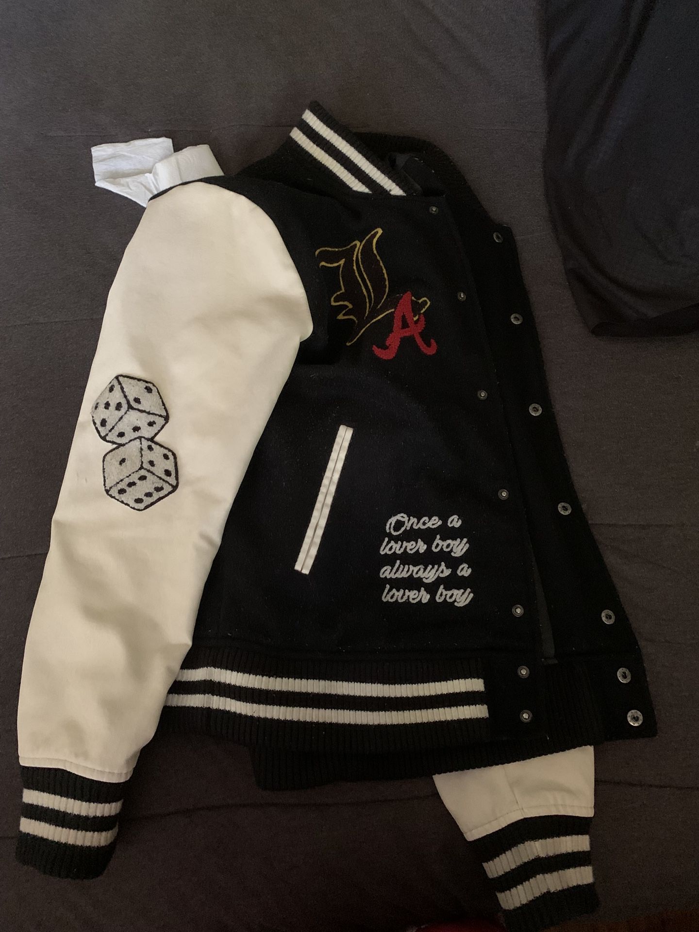 Lifted Anchors Letterman Jacket