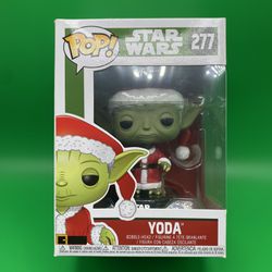 (NEW) Funko POP! Star Wars: Holiday #277 Santa Yoda 